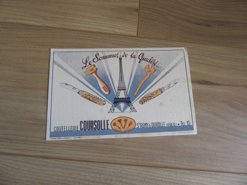 Buvard coutellerie ancien - buvard,