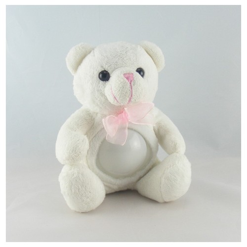 Doudou veilleuse ours blanc