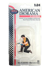 Figurine De Modèle En Résine De Détails De Voiture 1/24 Américain Diorama 24601