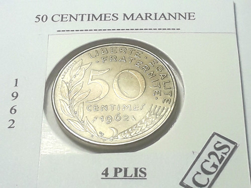 Centimes marianne 1962 4 - 50,