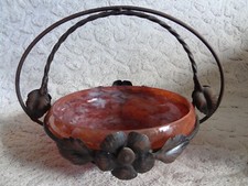ancienne coupe en verre art