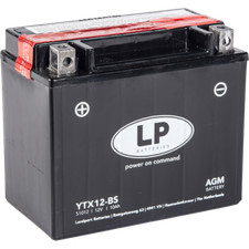 Batterie Quad - SYM QUADLANDER 300 de 2008 à 2014 YTX12-BS étanche AGM 12V 10Ah