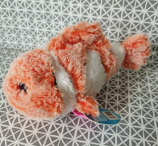 Peluche doudou poisson orange blanc  Famosa Softies Nature Collection neuf 20 cm