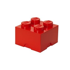 LEGO Boîte De Rangement 4, Rouge Brillant
