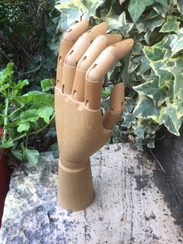 Grande main articulée bois - main,