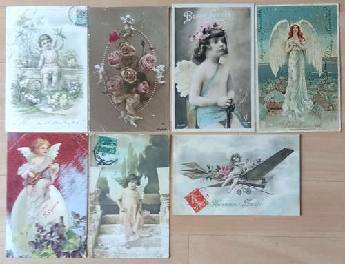 Cpa fantaisie ange - *,