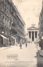 CPA 75 PARIS IXe ENTREE DES MAGASIN D'EXPOSITION JACOB DELAFON RUE LAFFITTE rare