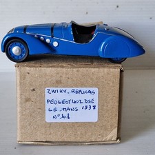 rare PEUGEOT 402 DSE DARLMAT LE MANS 1938 Z WICKI REPLICAS 1 43  résine