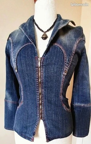 Veste jean nathalie - veste, en