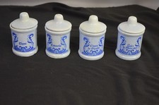 ANCIEN LOT DE 4 POT A EPICES