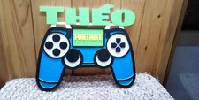 Plaque de porte / déco murale / theme jeux vidéo avec prénom