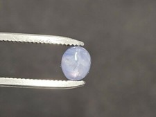 Cabochon Saphir Etoilé bleu