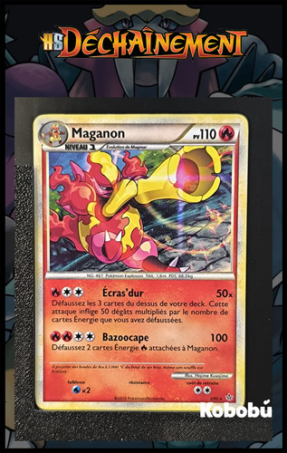 Carte pokémon maganon - carte,