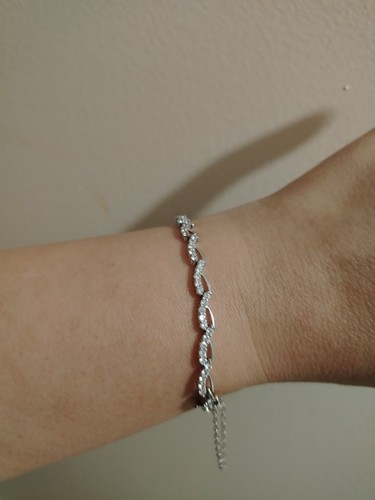Bracelet tennis blanc 9 - tennis,