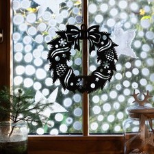 Décoration murale décoration de fenêtre métal décoration suspendue cintre...