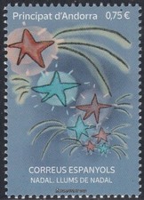 Sceau Andorre 2022 Edifil 536 ** Noël Illumination de Noël Michel 534