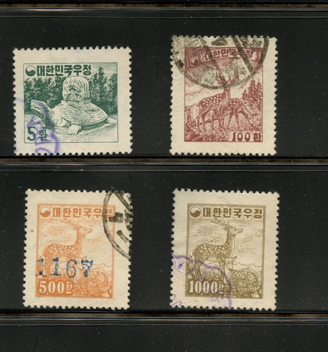 J009 corée 1954 tortue - corée, sika