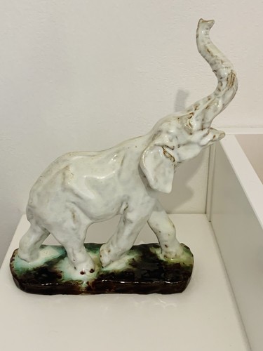 Sculpture éléphant poterie - sculpture,