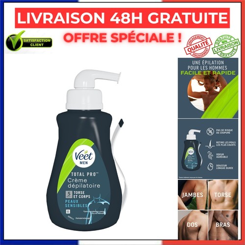 Crème dépilatoire homme - , veet