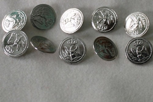 Lot boutons plats blanc - lot,