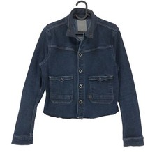 G-STAR RAW Femme Hunter 5320 Slim Tailor Denim Trucker Veste Taille L