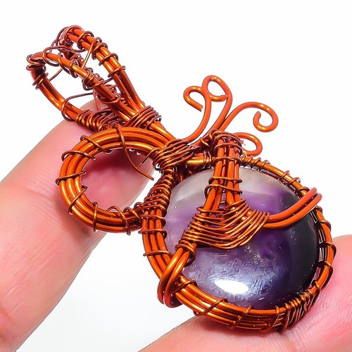 Pendentif africain améthyste