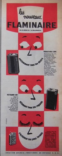 Publicité briquet flaminaire - publicitÉ,