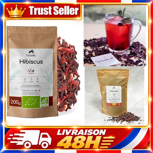 Hibiscus bio séchées 200g - hibiscus,