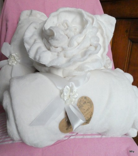 Plaid blanc mariclo - plaid, mariclo,