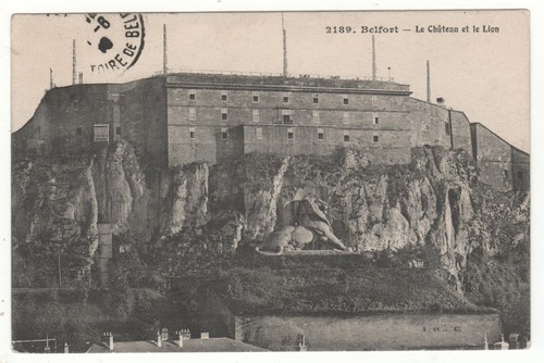 Cpa belfort le château - 90, :