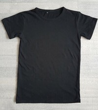 Tee shirts neufs sans étiquette taille 36 noir uni idéal adolescent