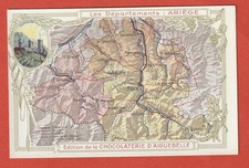 CPA -CHROMO -CHOCOLATERIE D'AIGUEBELLE - DEPARTEMENTS - ARIEGE