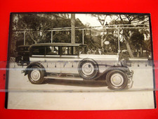 Tirage argentique d'époque: Berline Delaunay Belleville, élégance Monaco vers 30