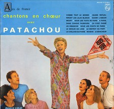 PATACHOU "CHANTONS EN CHOEUR" 60'S LP PHILIPS 77023