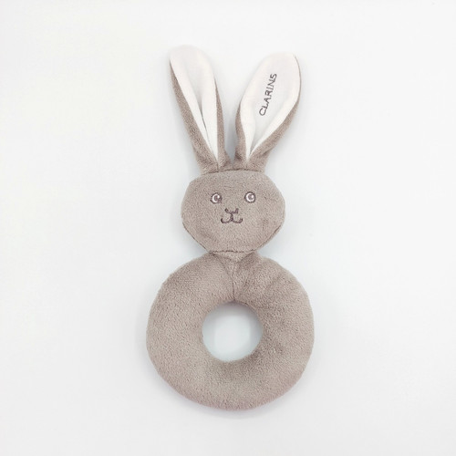 Doudou hochet peluche lapin