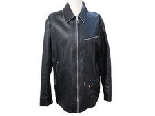NEUF BLOUSON GUCCI VESTE MOTARD LOGO 789256 EN CUIR 42 IT 40 FR L JACKET 4980€