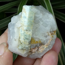 Aigue-Marine sur Quartz