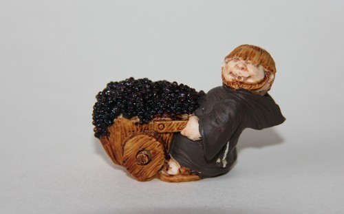 Moine transport raisins - du, raisins"