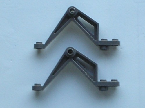 Lego dark gray support - x,