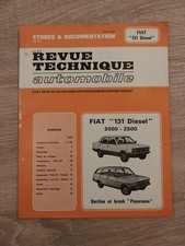 Revue Technique FIAT 131 DIESEL 2000 CLD 2500 SUPER D PANORAMA CLD SUPER D
