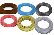 Fil électrique souple HO7-VK 4 -6 -10 -16 -25 -35mm² - 2-5-10-20 m cinq Couleurs