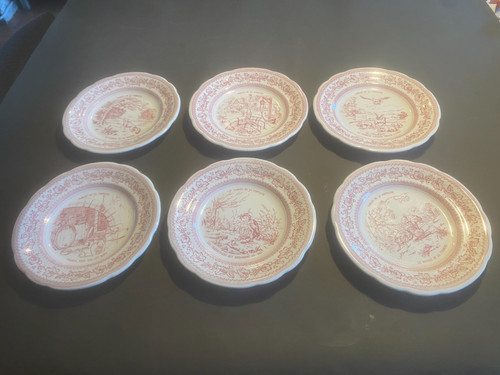 Assiettes desserts les - 6, a