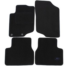 Tapis De Sol Velours Sur Mesure Pour Peugeot 207 2006-2014 4-Pcs Fixation Ronde