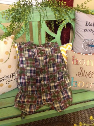 Womens small plaid sleeveless