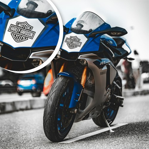 Sticker moto harley davidson