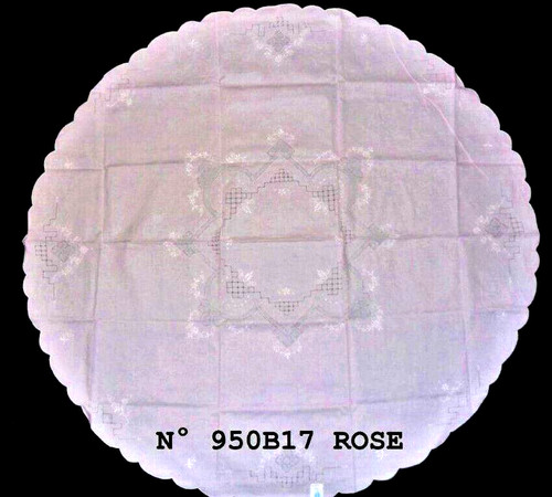 Nappe brodee main - main, jours