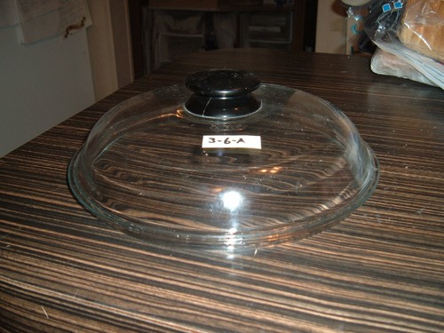 Clear glass pyrex domed lid - clear,