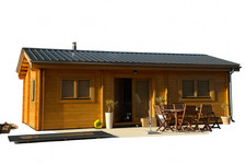 Petite maison bois en kit type chalet de 40m²