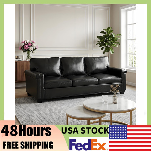Faux leather chesterfield - faux,