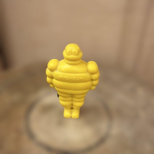 Michelin yellow bibendum with - yellow,